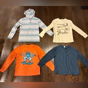 Fender Sonoma Tek Gear Old Navy Long Sleeve Kids Tee size 8